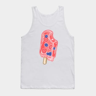 Strawberry blueberry popsicle Tank Top